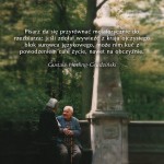 Powiększ zdjęcie Gustaw Herling-Grudziński z żoną Lidią w parku w Kielcach w 1991