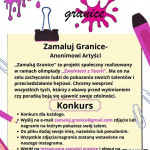 Powiększ zdjęcie Plakat- Zamaluj Granice