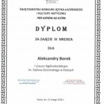 Powiększ zdjęcie Świętokrzyski Konkurs Języka Łacińskiego i Kultury Antycznej -dyplom 2