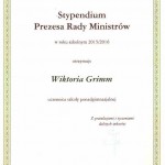 Stypendium Prezesa Rady Ministrów