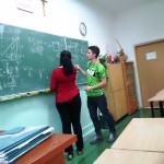 Powiększ zdjęcie Lekcja matematyki w klasie III g rok szkolny 2014/2015 - zdjęcie 2