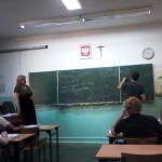 Lekcja matematyki w klasie II h rok szkolny 2013/2014