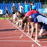Powiększ zdjęcie Start do biegu na 100 m