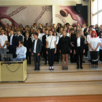 Powiększ zdjęcie Rozpoczęcie roku szkolnego 2022/2023 w auli szkoły - zdjęcie 1