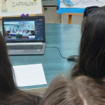 Powiększ zdjęcie Spotkanie online z młodzieżą z Winnicy - zdjęcie 5